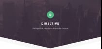 Directive - One Page Responsive WordPress Theme Screenshot 1