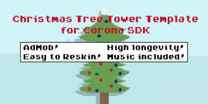 Christmas Tree Tower for Corona SDK