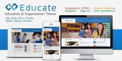 Educate - Responsive HTML5 Template