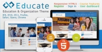 Educate - Responsive HTML5 Template Screenshot 1