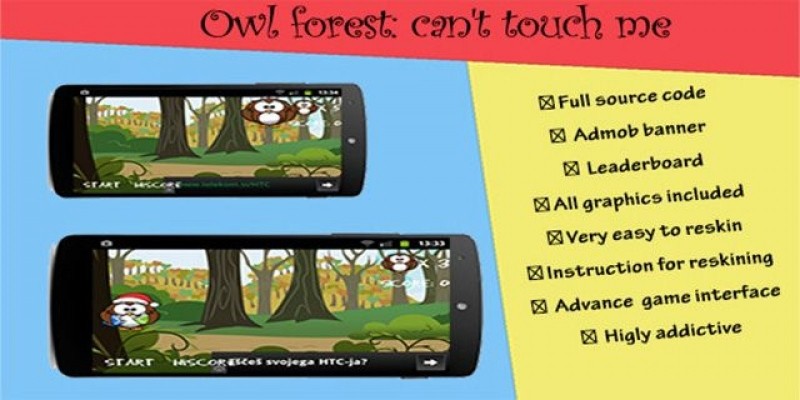 Owl Forest With Admob - Android Game Source Code