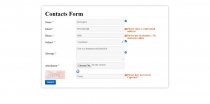 PHP Captcha & AJAX Contact Form Screenshot 2
