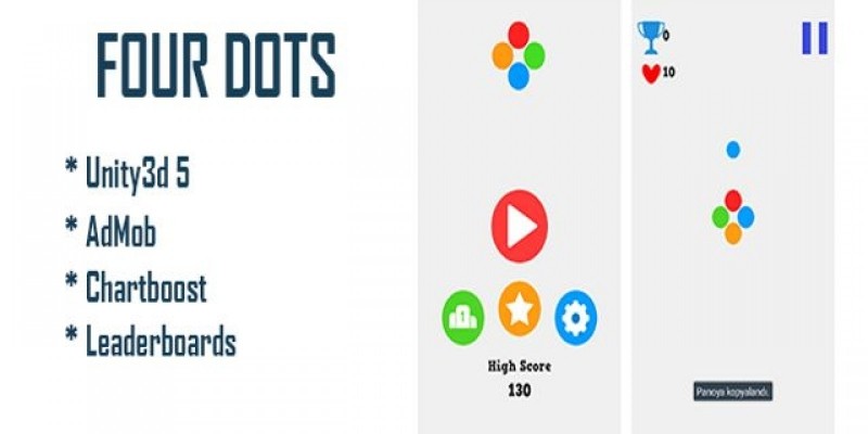 Four Dots - Unity Game Source Code