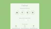 Flatimer - Coming soon HTML Template Screenshot 2