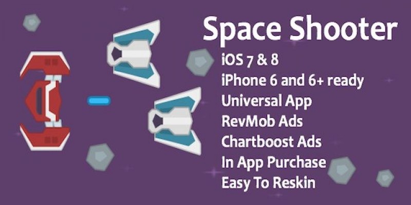 Space Shooter Game - iOS Source Code