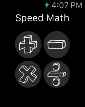 Speed Math - Apple Watch Game iOS  Screenshot 1