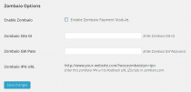 WooCommerce Zombaio Payment Gateway Screenshot 1