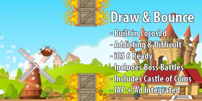 Draw and Bounce - Easy to Reskin iOS Source Code