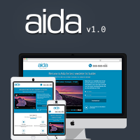 Aida - Responsive Multipurpose Landing Page 