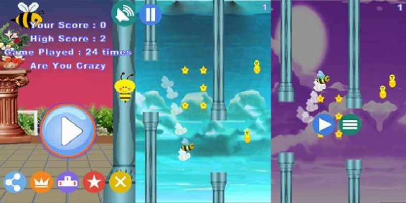 Crazy Bee - Android Game Source Code
