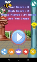 Crazy Bee - Android Game Source Code Screenshot 1