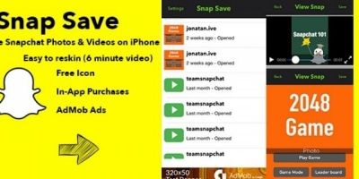 Snap Save - iOS App Source Code