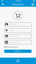 Shop & Communication iOS App UI Screenshot 3