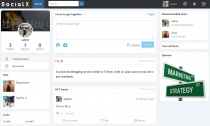 SocialX - Social Microblogging PHP Script Screenshot 1