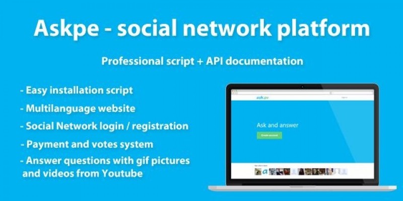 Askpe - Social Network PHP Script