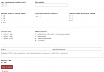 Estimate Form Costs Calculator - Wordpress plugin Screenshot 6