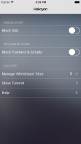 Halcyon Ad Blocker - iOS App Source Code Screenshot 4
