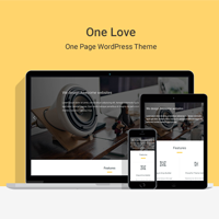 One Lover - One Page WordPress Theme