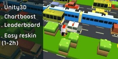 Crossy Road City - Unity Game Source Code