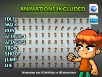 2D Game Character SpriteSheets 01 Screenshot 4