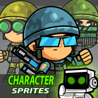 Soldiers 2D Game Character SpriteSheets 04
