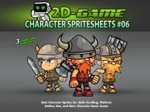The Vikings 2D Game Character SpriteSheets 06 Screenshot 1