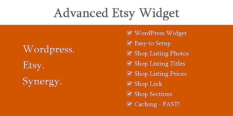 Advanced Etsy Widget - WordPress Plugin