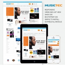 Muse Tec - Responsive OpenCart Theme Screenshot 1
