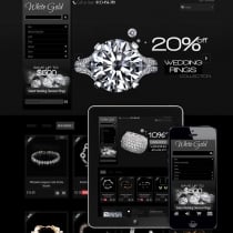 White Gold - Jewelry Store PrestaShop Theme Screenshot 1