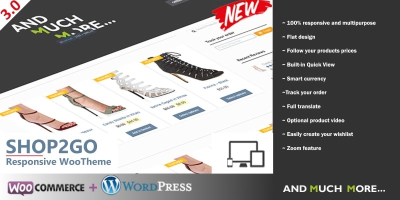 Shop2go - Responsive WooCommerce Theme
