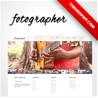 Fotographer - Wordpress Photography Theme