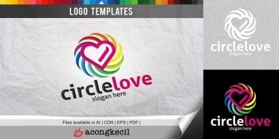 Circle Love - Logo Template