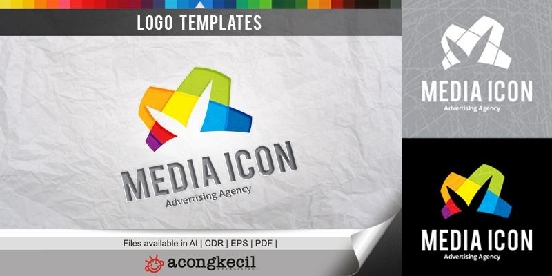 Media Icon - Logo Template