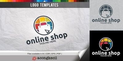 Online Shop - Logo Template