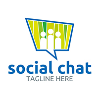 Social Chat - Logo Template