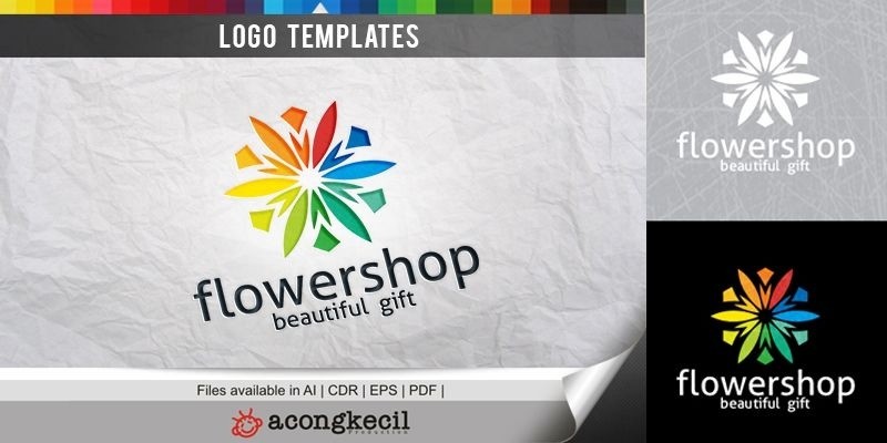 Flower Shop - Logo Template