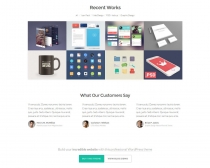 TheFour - Business WordPress Theme Screenshot 2