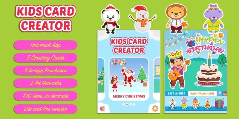 Kids Card Creator - iOS App Source Code