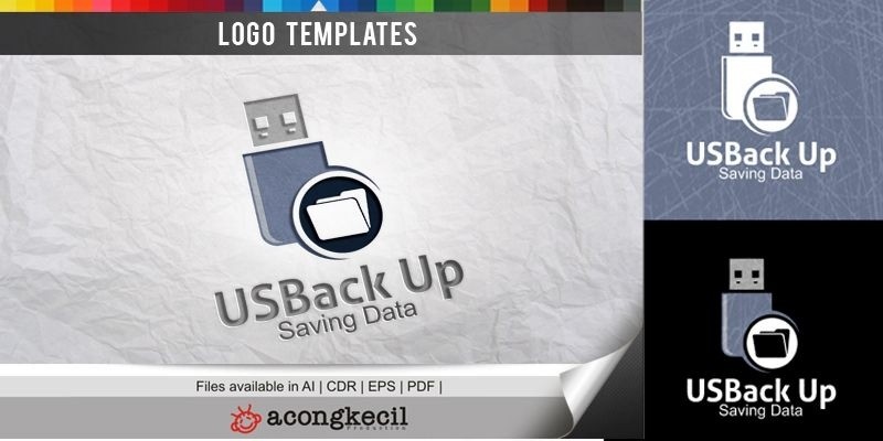 USBackUp - Logo Template