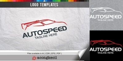 AutoSpeed - Logo Template