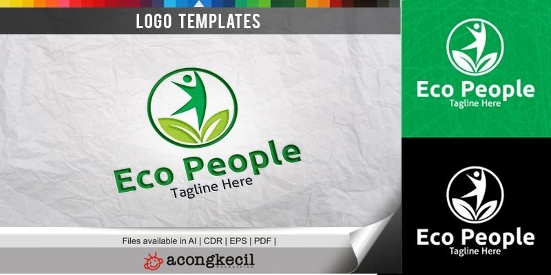 Eco Human - Logo Template