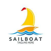 Sailboat - Logo Template