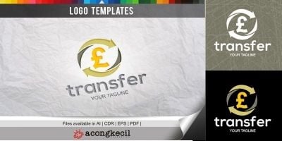 Transfer Pounds - Logo Template