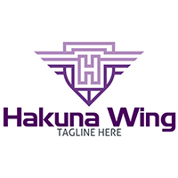 Hakuna Wing - Logo Template