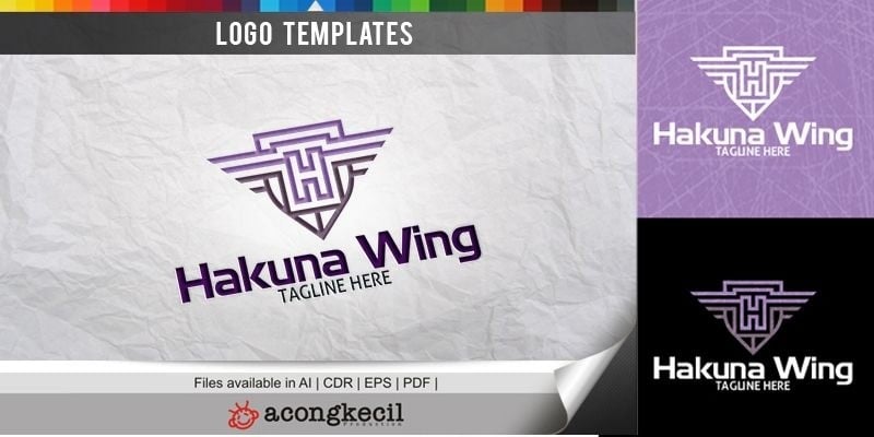 Hakuna Wing - Logo Template