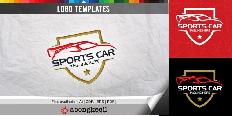 Sports Car - Logo Template