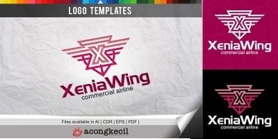 Xenia Wing - Logo Template