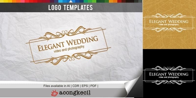 Elegant Wedding - Logo Template