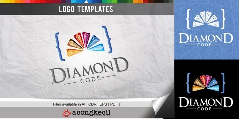 Diamond Code - Logo Template