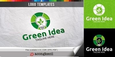 Green Idea - Logo Template